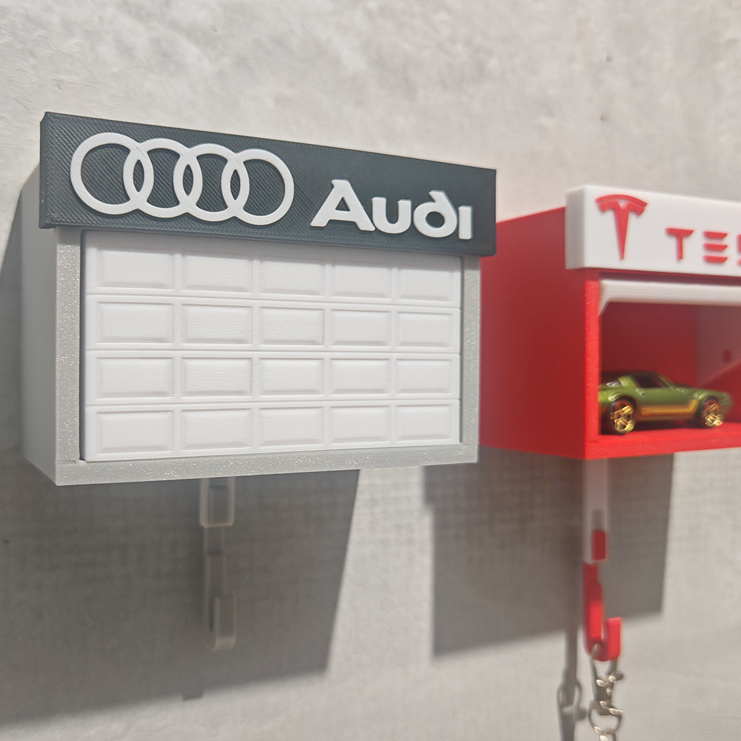Car Garage Key Holder With Door