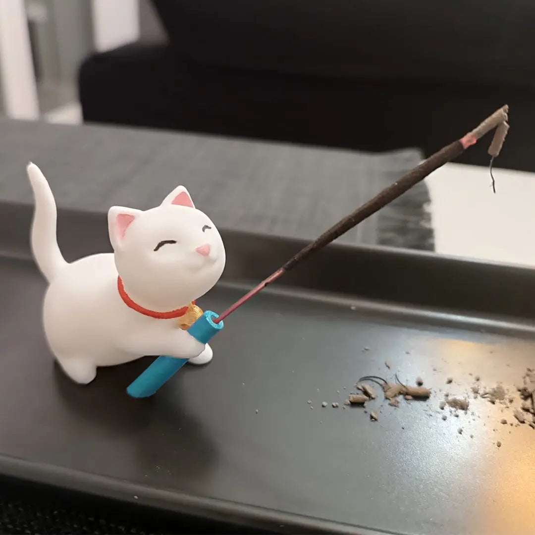 Cat Incense Holder TheChromeNest