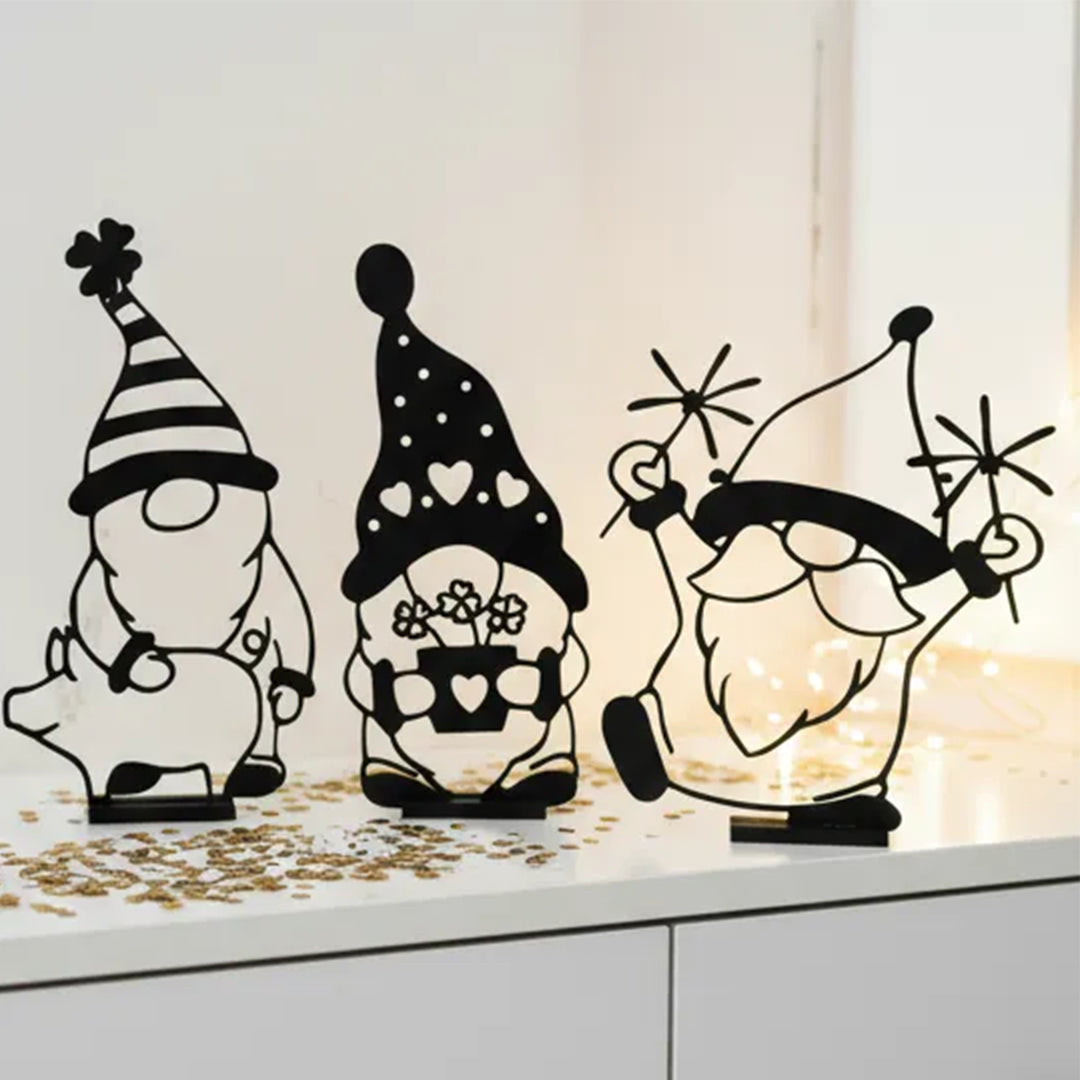 Decorative Stand Gnome New Year