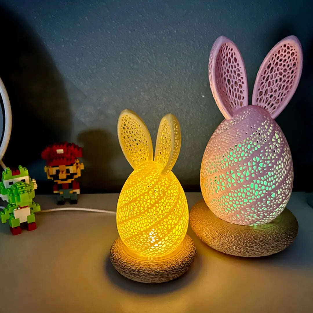 Easter Bunny Egg Lamp TheChromeNest