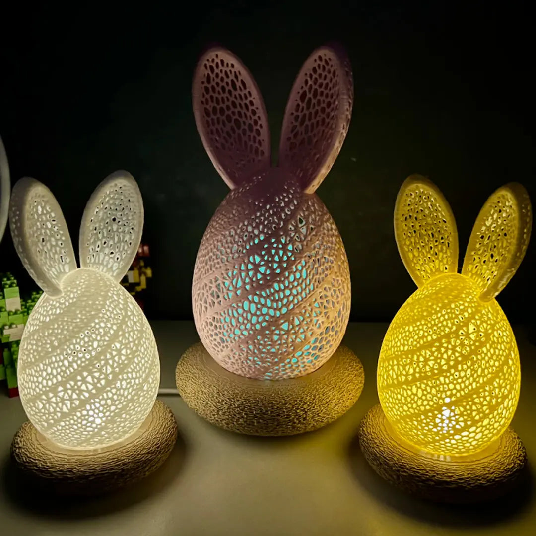 Easter Bunny Egg Lamp TheChromeNest