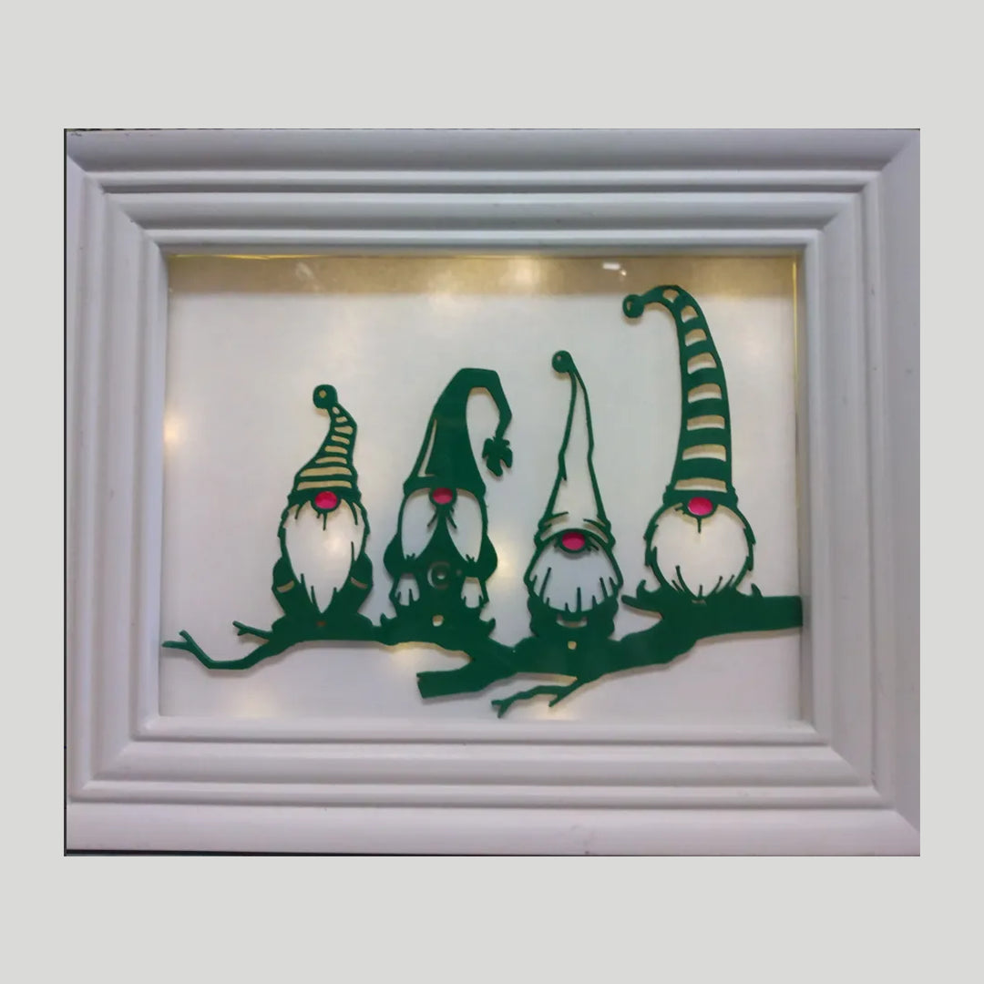 Four Gnomes On A Branch