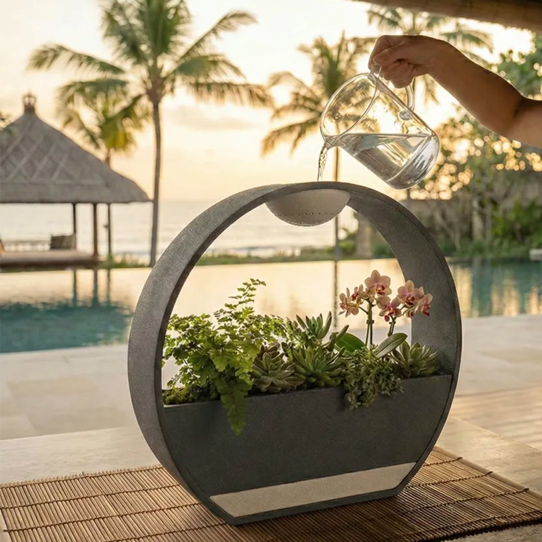 ZenRain Stone Effect Self Watering Planter